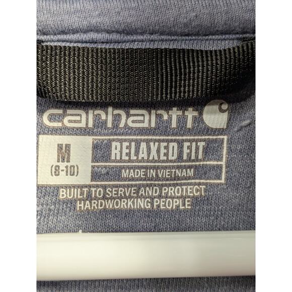 Carhartt Gray Hoodie Sweatshirt - Picture 3 of 10